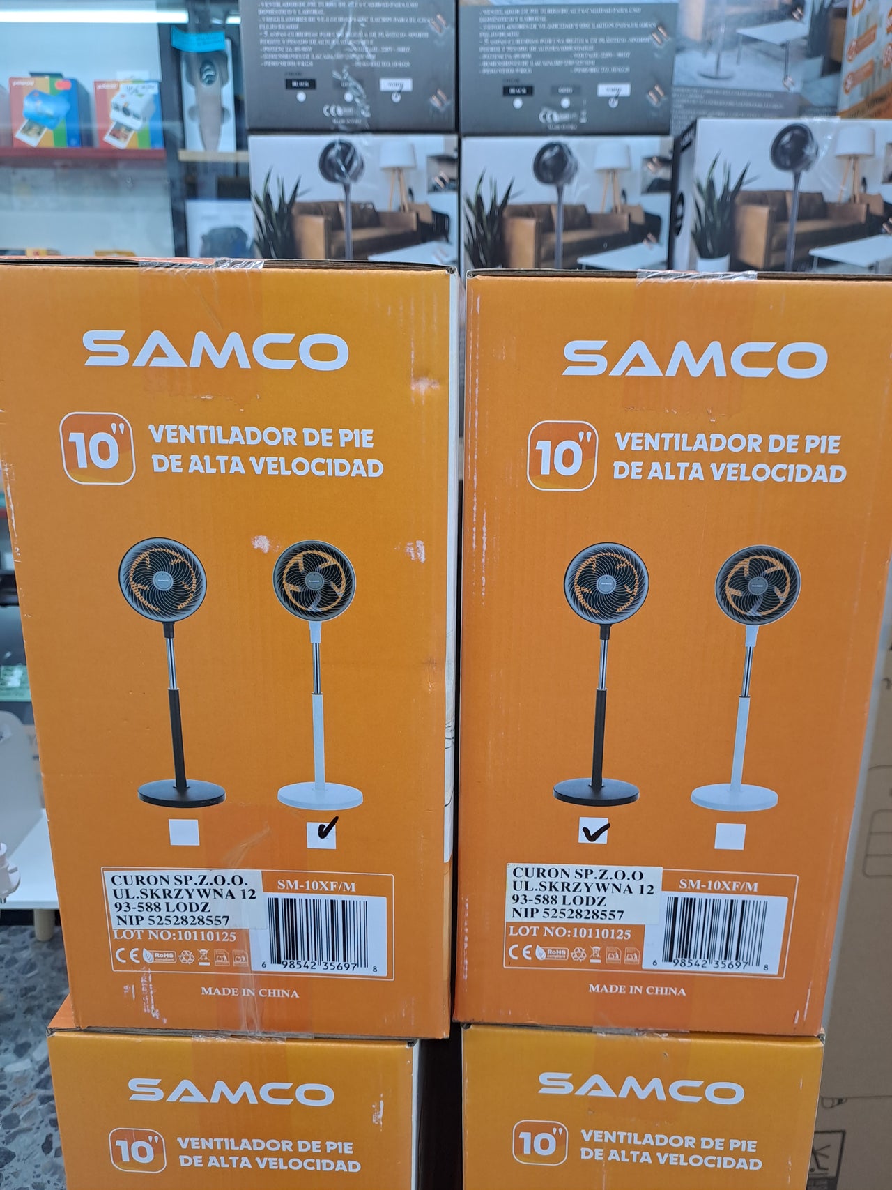 Ventilador Samco 10" SM-10XF/M