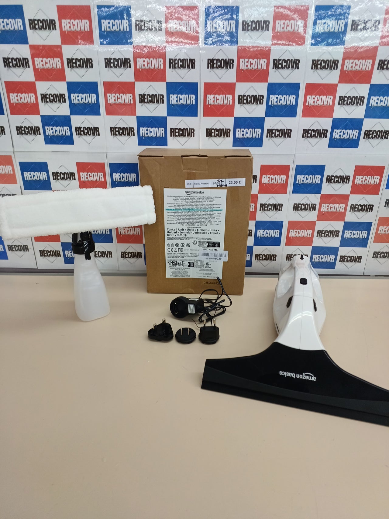 Aspiradora limpiacristales recargable 2 uds – Amazon Basics