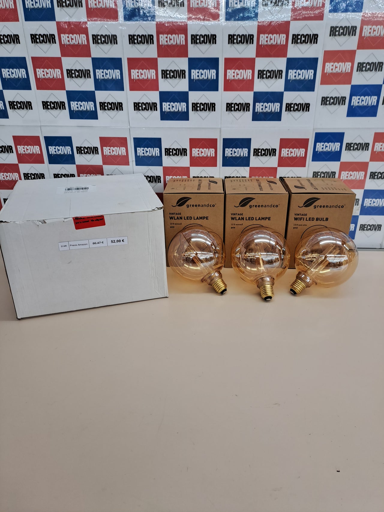 Bombilla LED Edison vintage 3,8W WiFi Greenandco