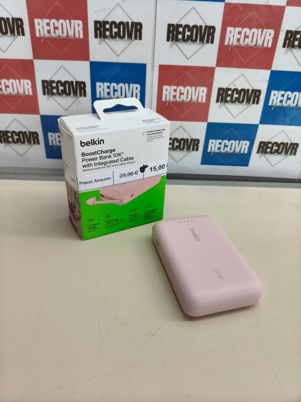Power bank Belkin de 10.000 mAh y 20 W