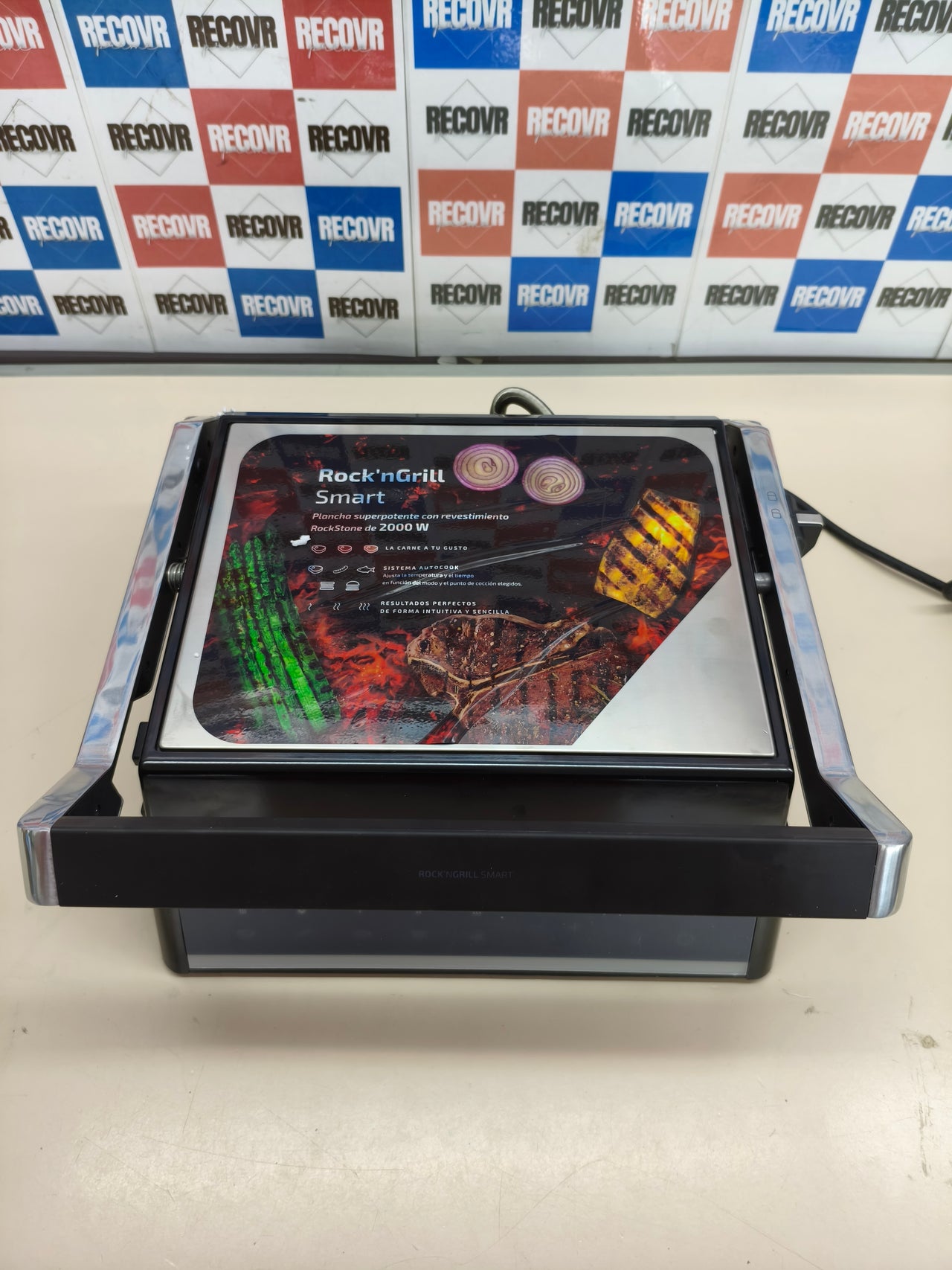 Parrilla eléctrica Cecotec Rock'nGrill Smart 2000W