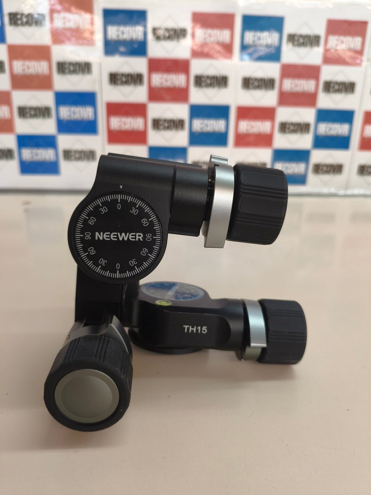 NEEWER TH15, cabezal trípode 3 vías, 360°, Arca QR, 6kg