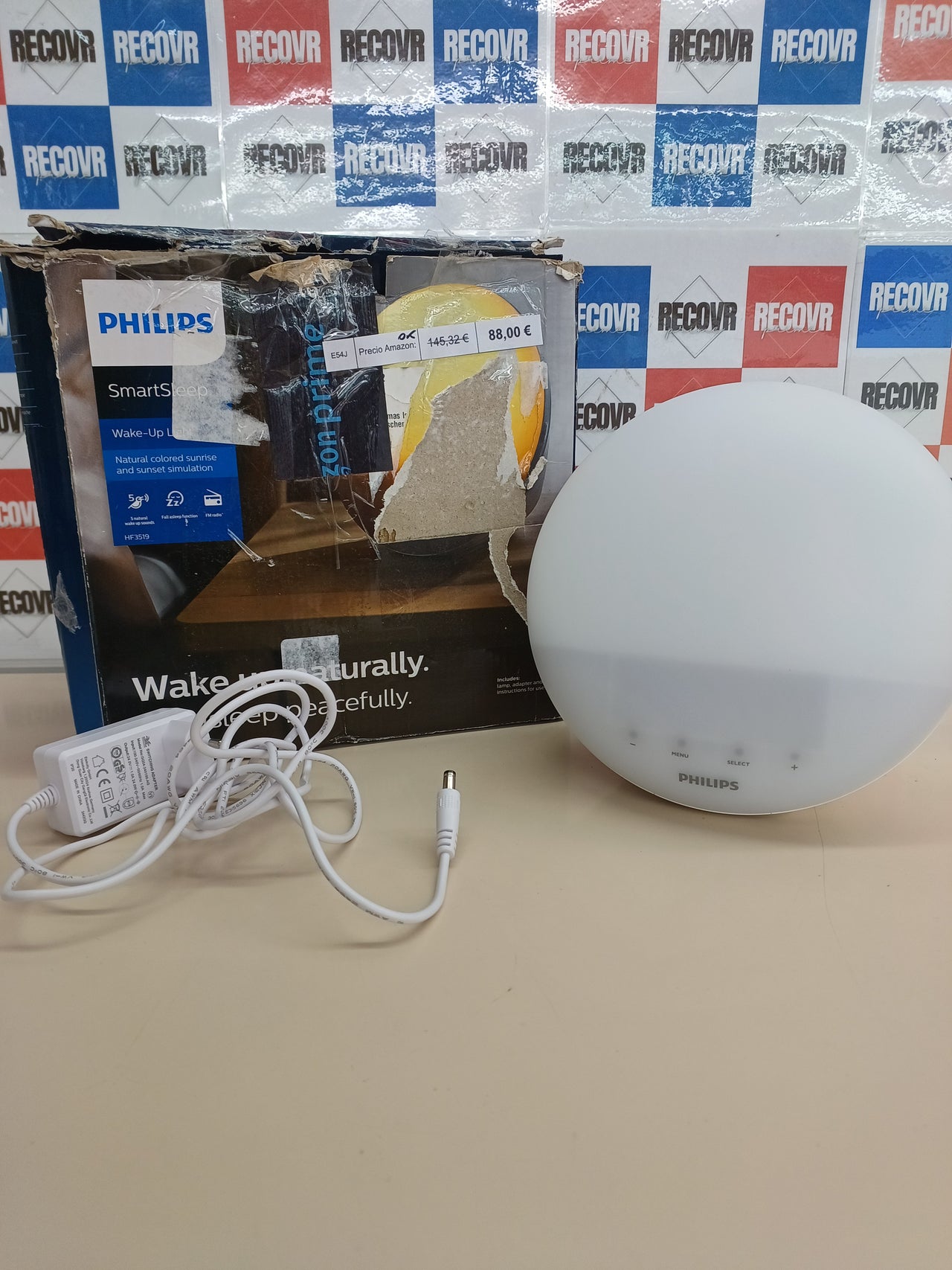 Despertador luz amanecer con radio FM – Philips
