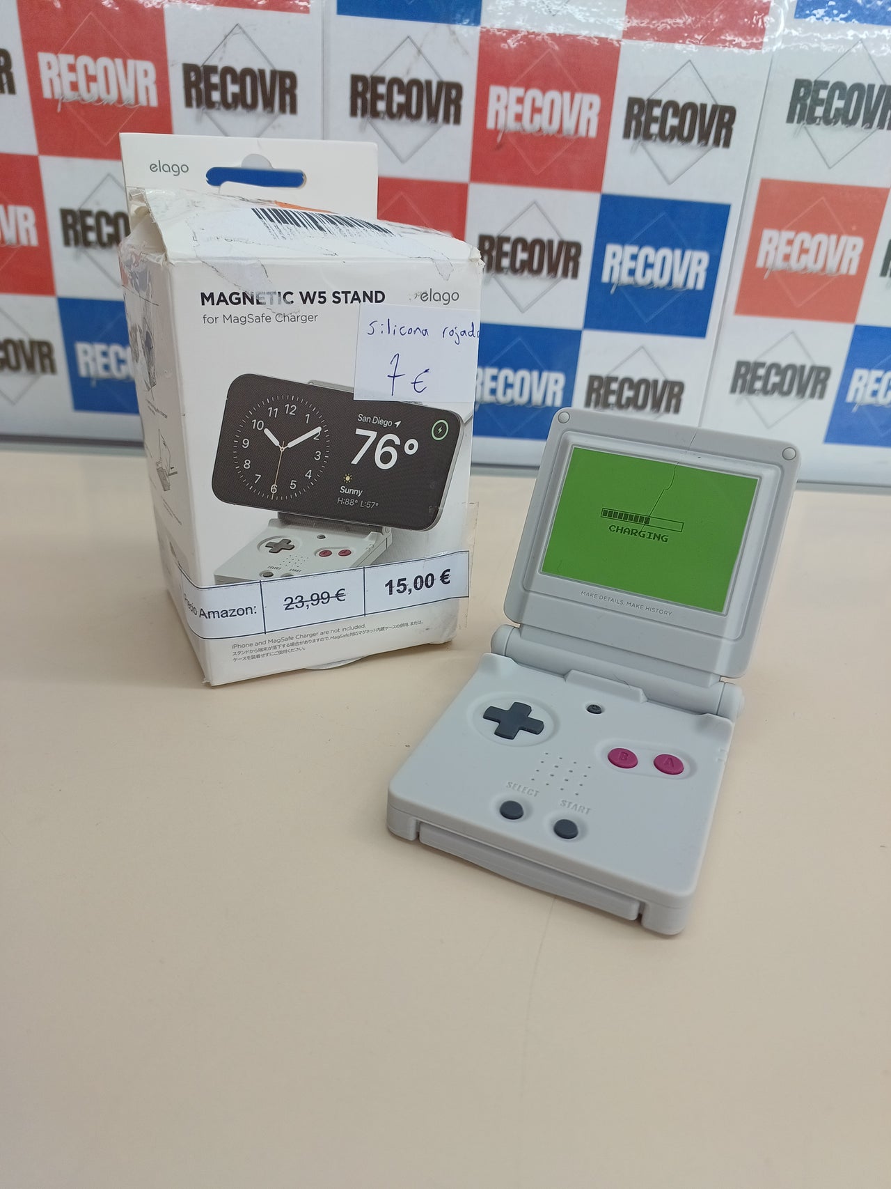 Soporte carga MagSafe silicona modo espera – elago