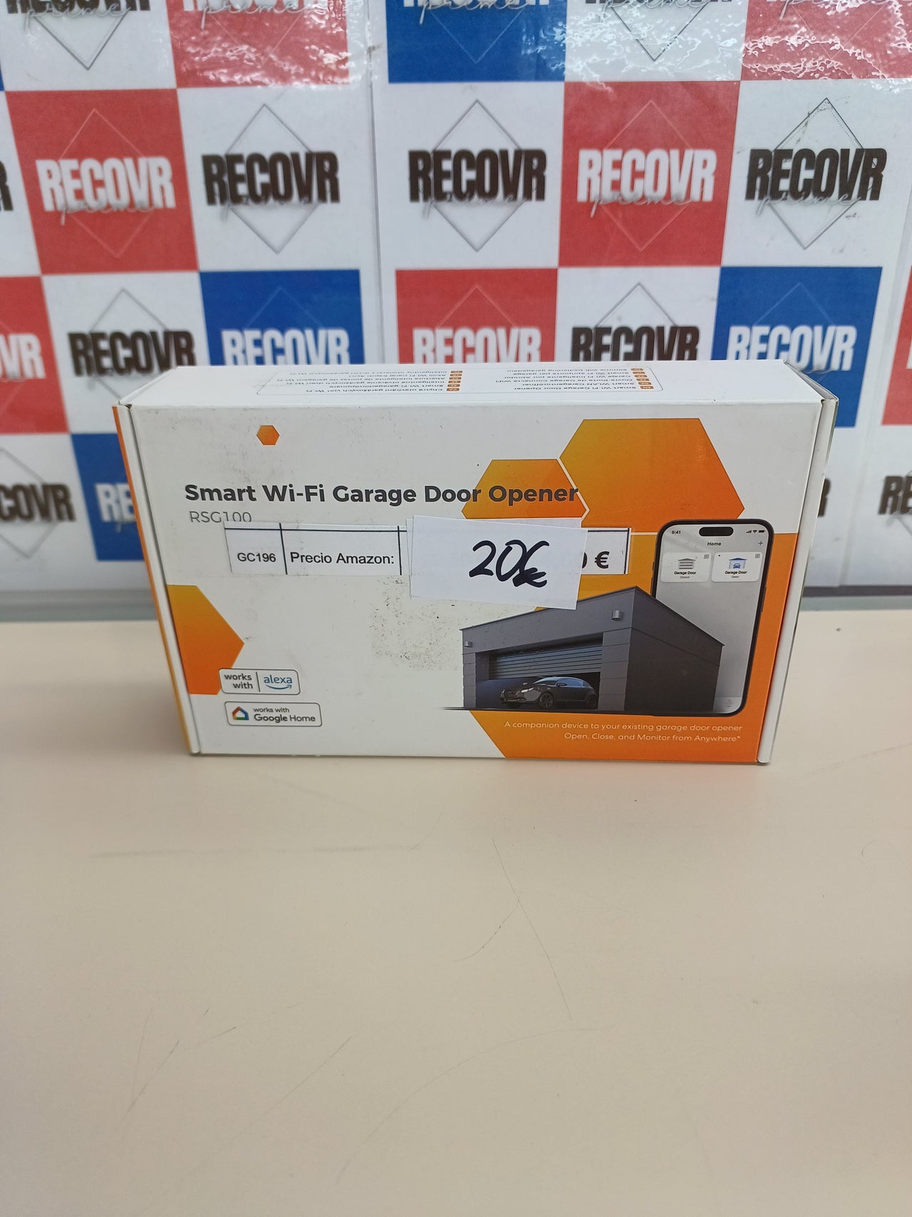 Controlador WiFi puerta garaje Alexa Google