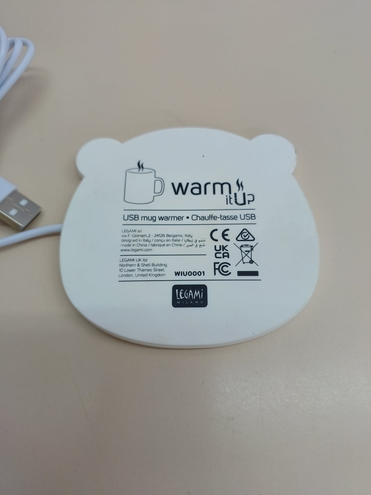 Calentador de Tazas oso panda - Legami Warm It Up