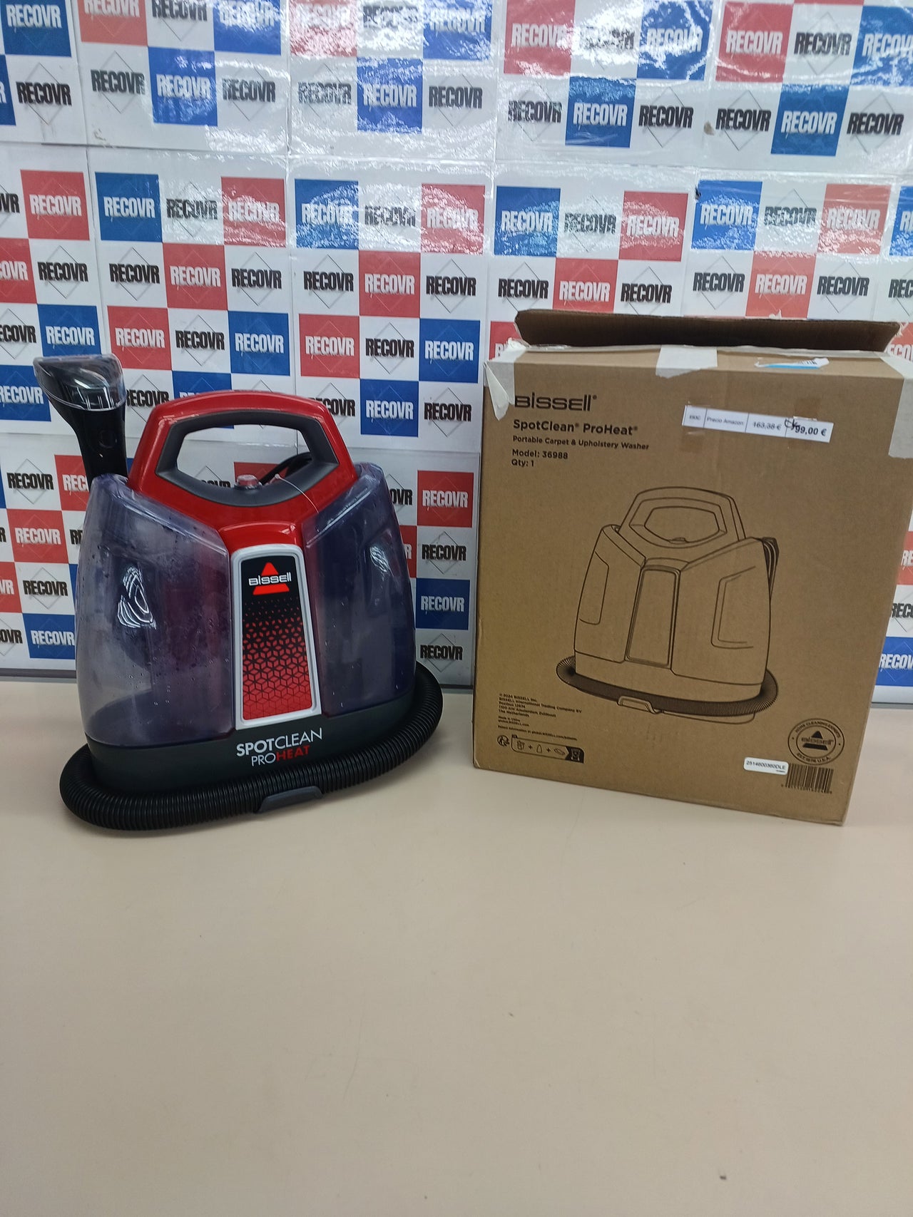 Limpiador tapicerías 330 W con calor – Bissell