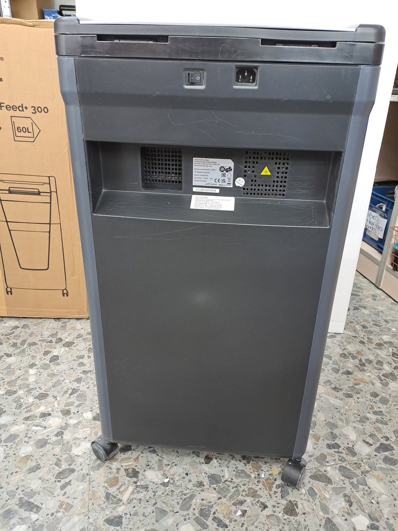 Destructora Automática P-4 250 hojas 60L