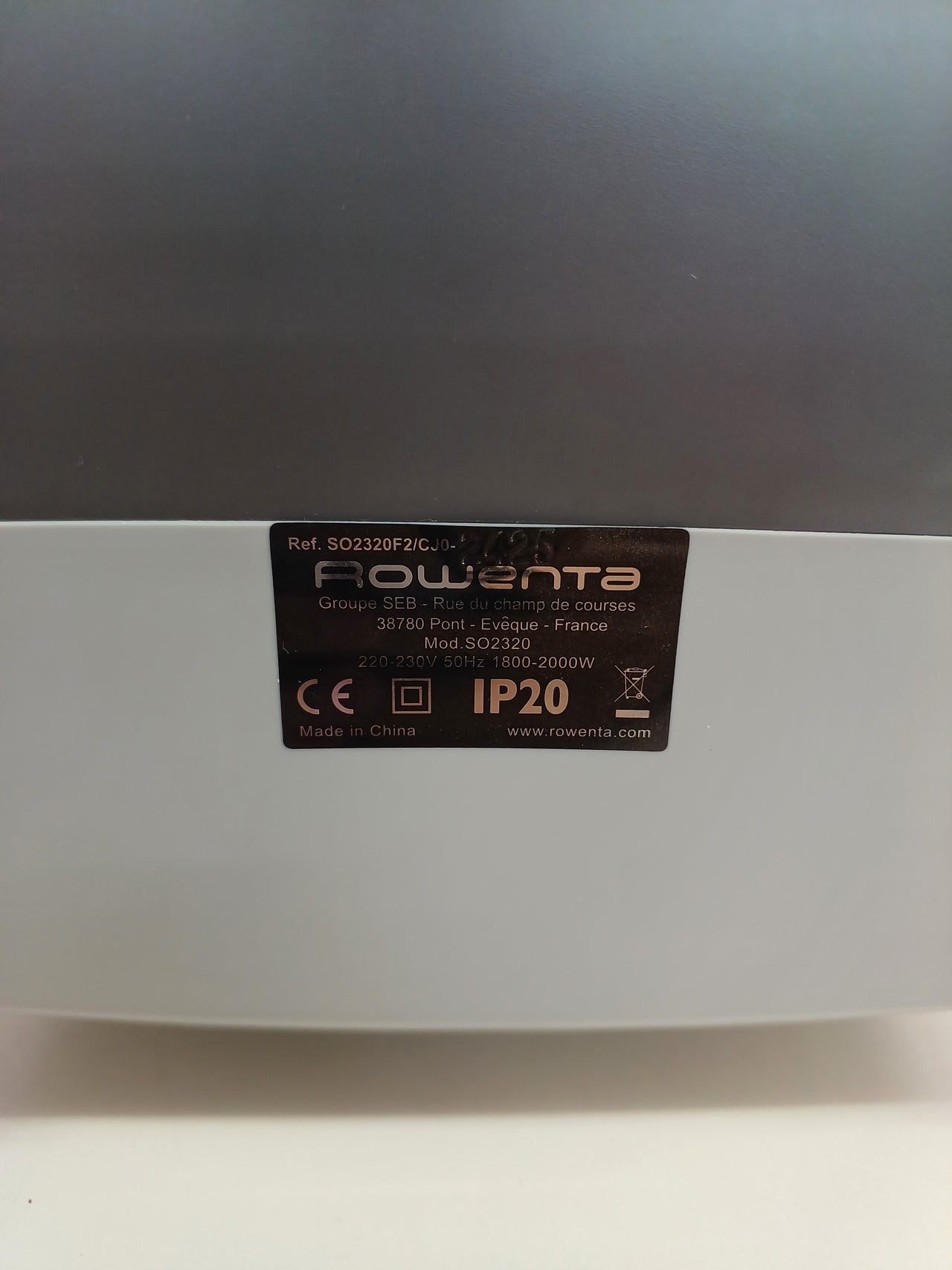 Calefactor Rowenta Comfort Compact SO2320