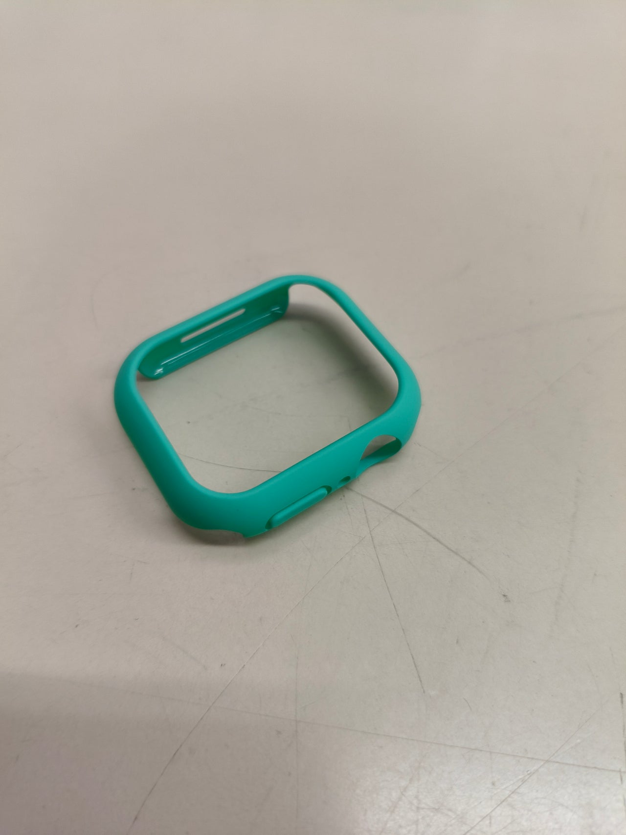 Funda Anybase Apple Watch 41 mm Series 8/9/SE 2 carcasa rígida ultrafina verde transparente