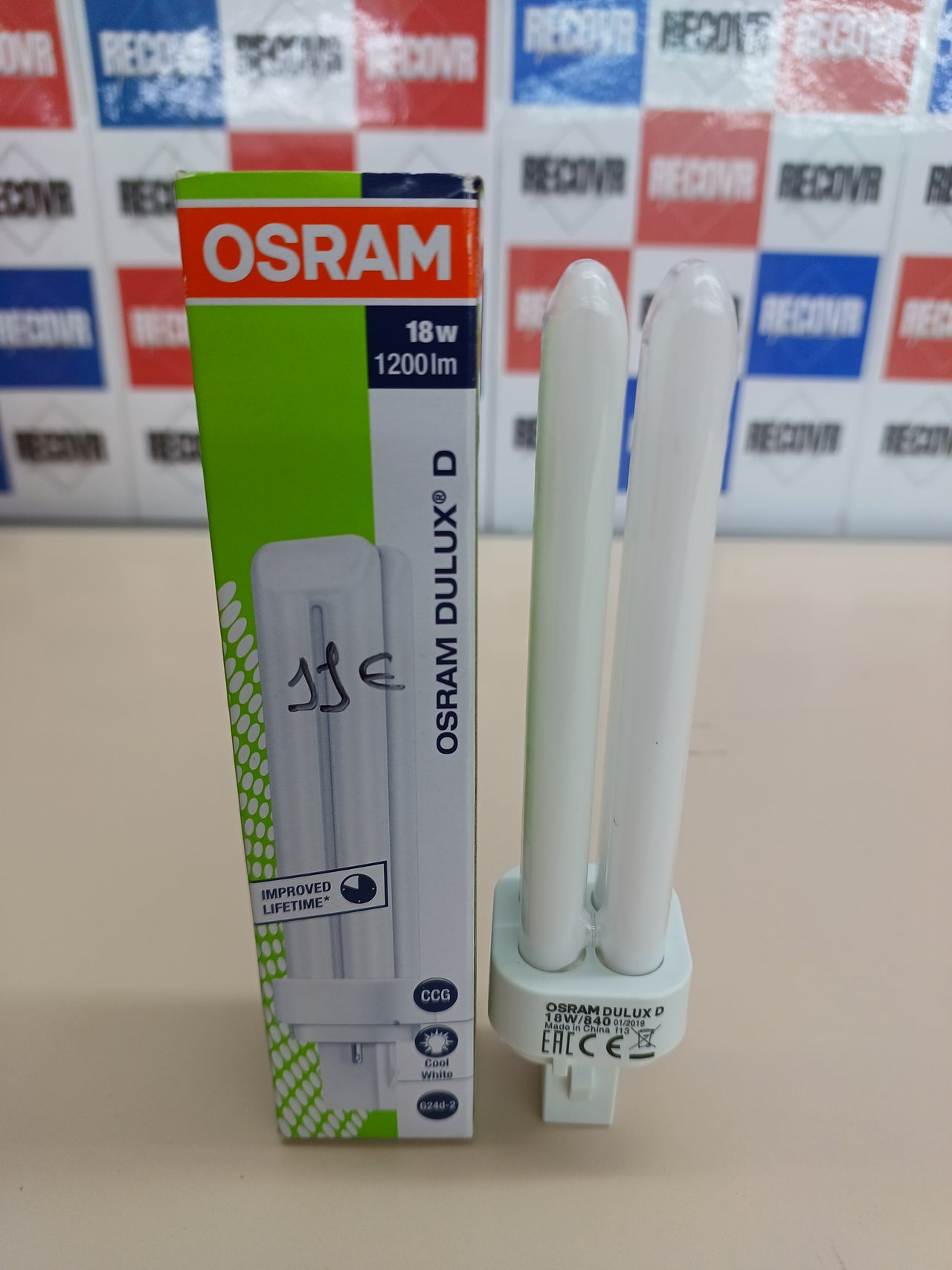 Osram Bombilla de bajo Consumo, Casquillo de 2 Pines para operar ECC G24d-2, 18 W