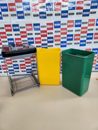 Cubo de basura cocina, 2 compartimentos 8 L