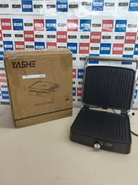 Sandwichera grill YASHE 2000W con apertura 180°