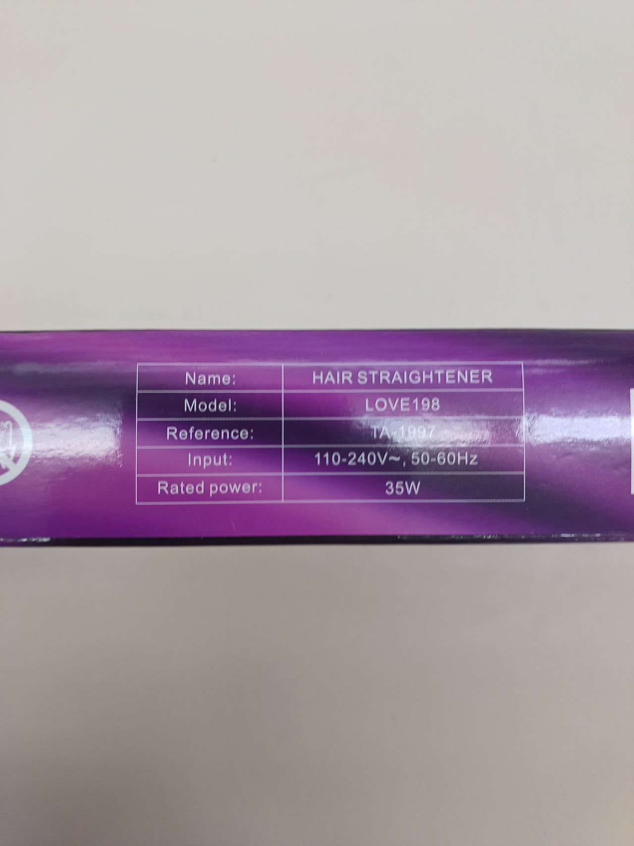 Plancha de pelo Pritech 200°C 35W TA-1997