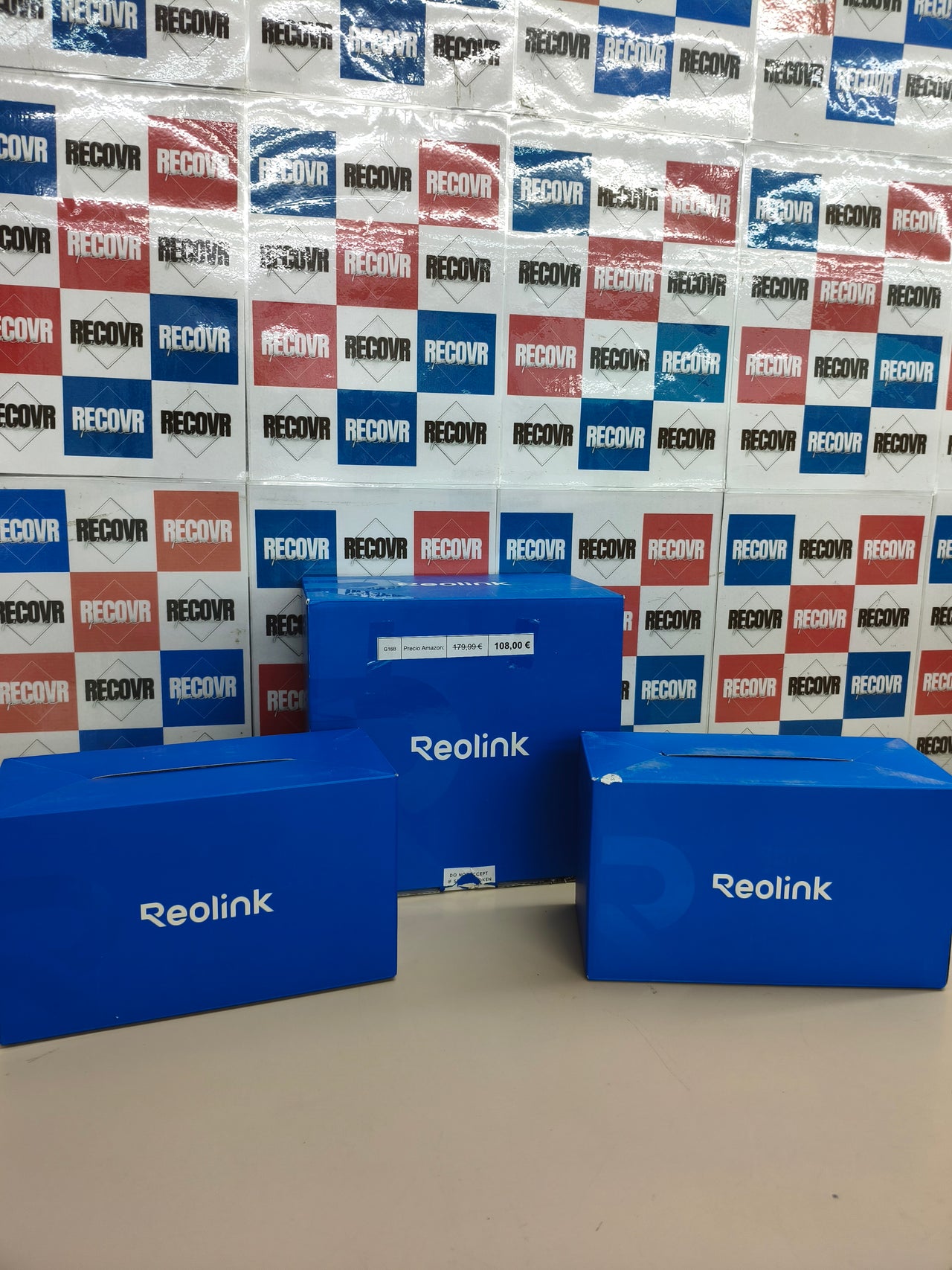2x cámara exterior Reolink RLC-810A 4K PoE