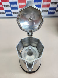Cafetera, 365W, 3 tazas, Negro, Café Fabricante con Construido-in Temporizador, Bialetti Moka Temporizador