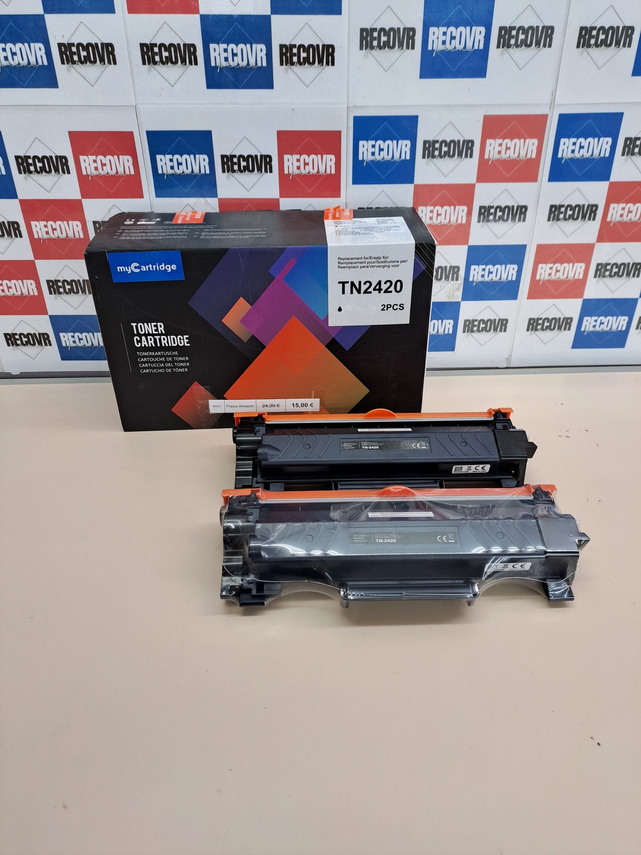Toner Tinta Negra TN2420 TN-2420 Compatible con Brother