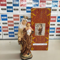 Figura Virgen del Carmen pintada a mano, 30 cm