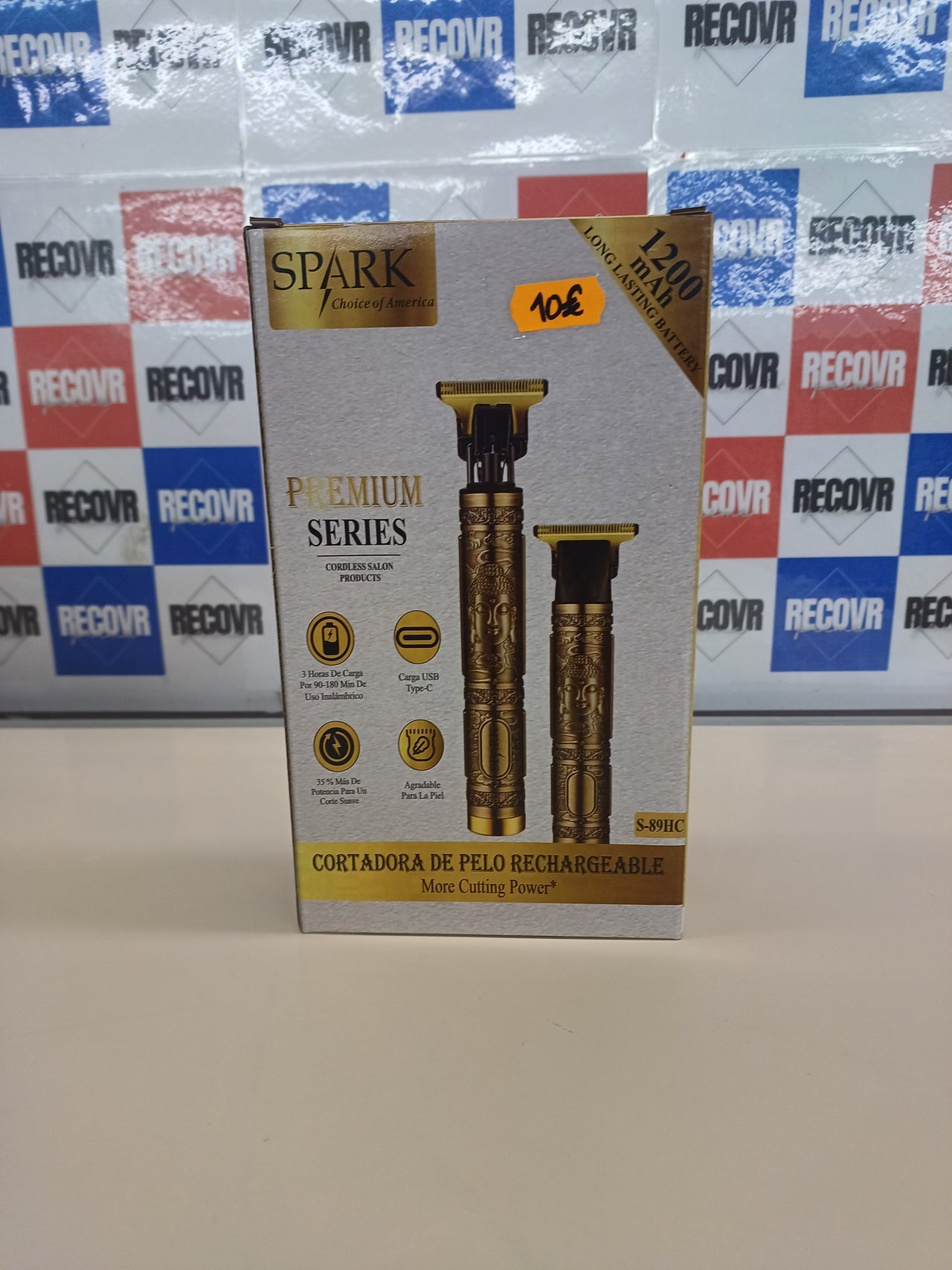 Maquinilla Pelo Recargable 90-180min 3W 1200mAh S-89HC