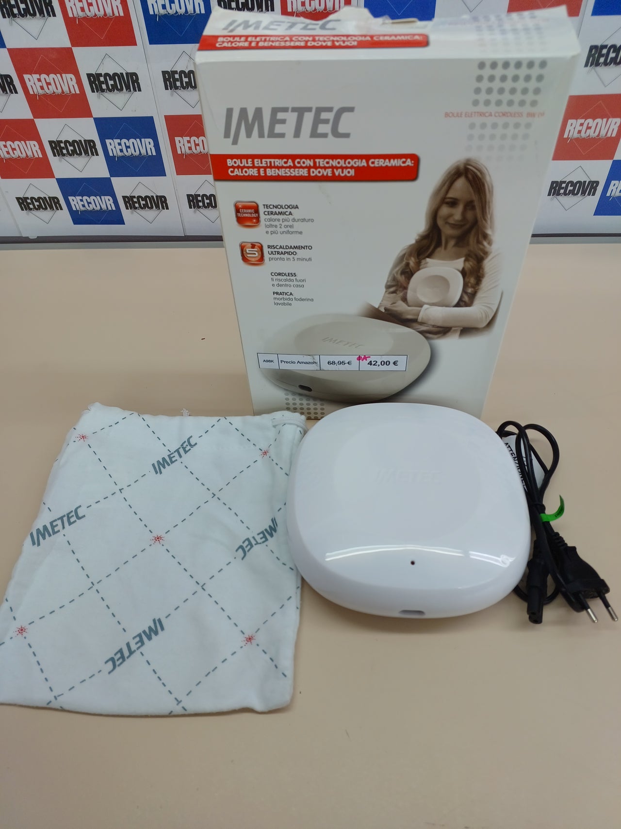 Bolsa Eléctrica Imetec BW03 Cerámica Inalámbrica