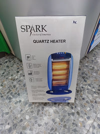 Calefactor de cuarzo 1600W, silencioso, 4 potenicas, regulador de temperatura, función de oscilación SPARK S-84TH/1