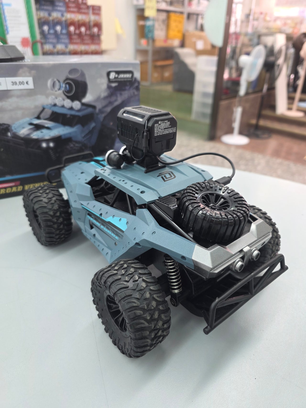 Coche teledirigido RC cámara 1080P doble batería
