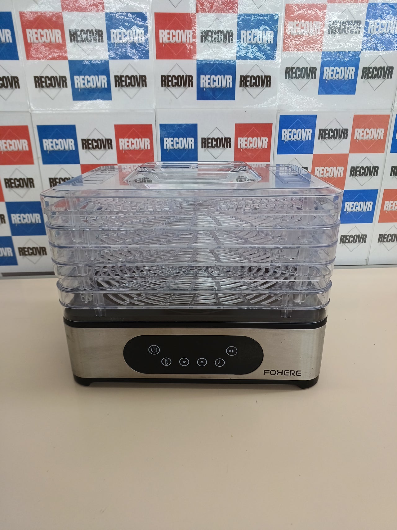 Deshidratador inox 420W 5 bandejas FOHERE