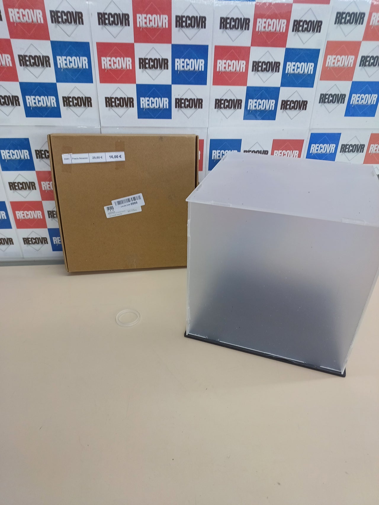 Vitrina acrílica 10" para balón coleccionable – sourcing map