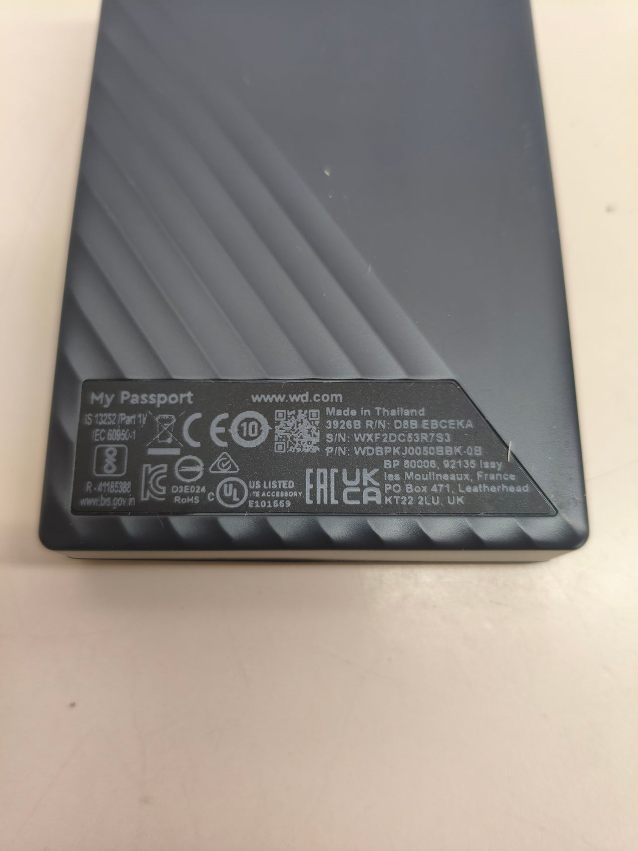 Disco duro externo WD My Passport 5 TB