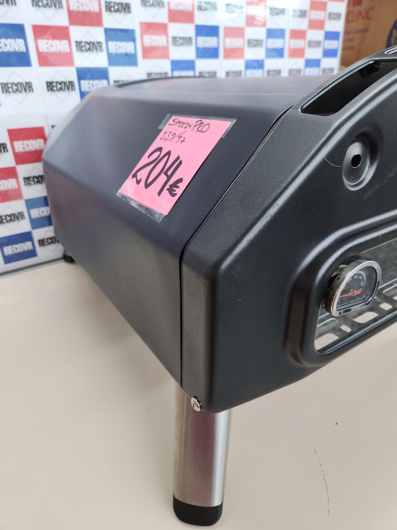 Forno per Pizza a Gas in Acciaio Pietra Rotante Automatica 500 gradi SpeedyPRO Forno da Esterno Portatile