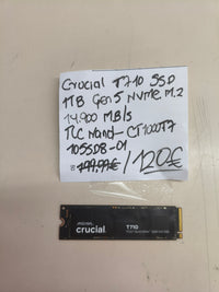 SSD Crucial T710 1 TB Gen5 NVMe M.2