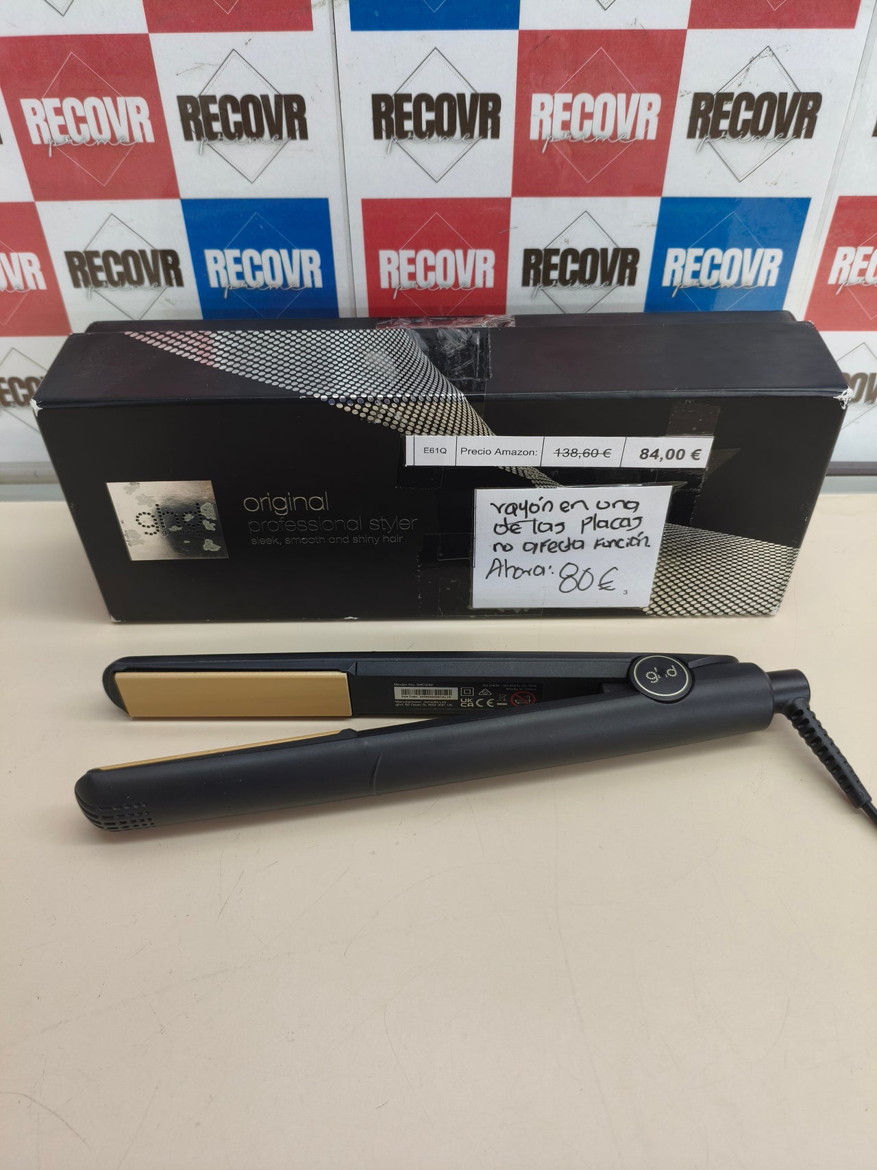 plancha de pelo profesional mejorada