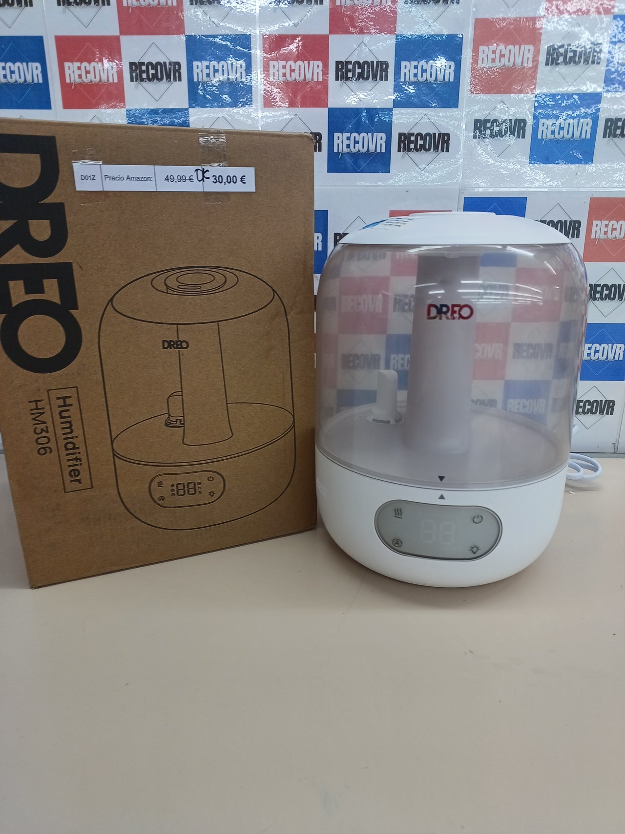 Humidificador ultrasónico 3 L 30 h silencioso – Dreo