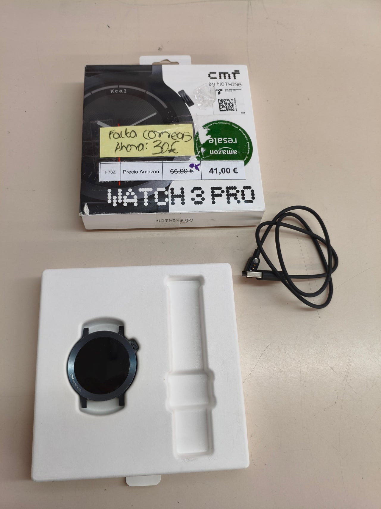 CMF Watch 3 Pro, smartwatch AMOLED 1,43"