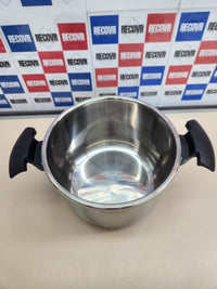 Olla a presión Royalty Line 8L 24cm acero inoxidable con tapa de seguridad y válvula limitadora RL-PS8L