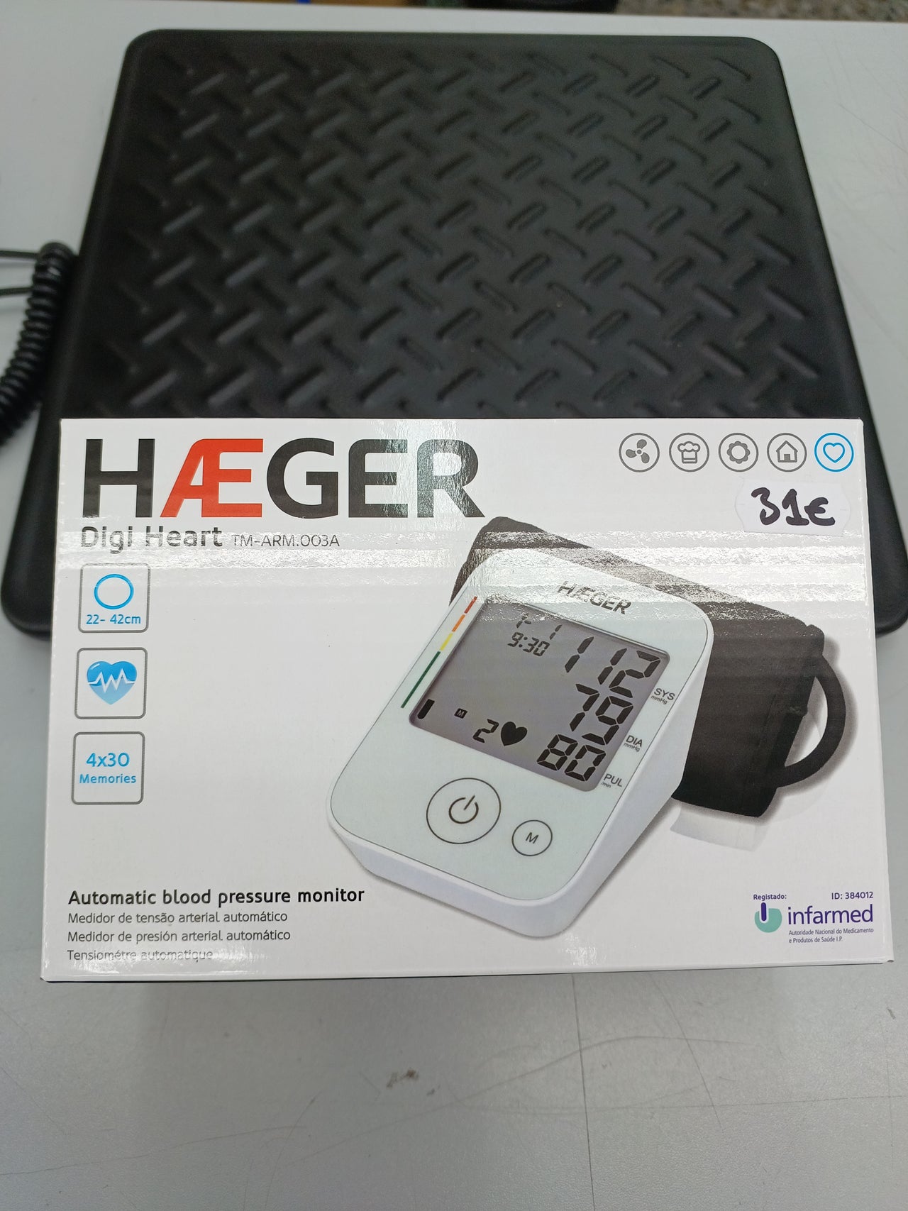 Medidor de Presión Automático TM-ARM.003A