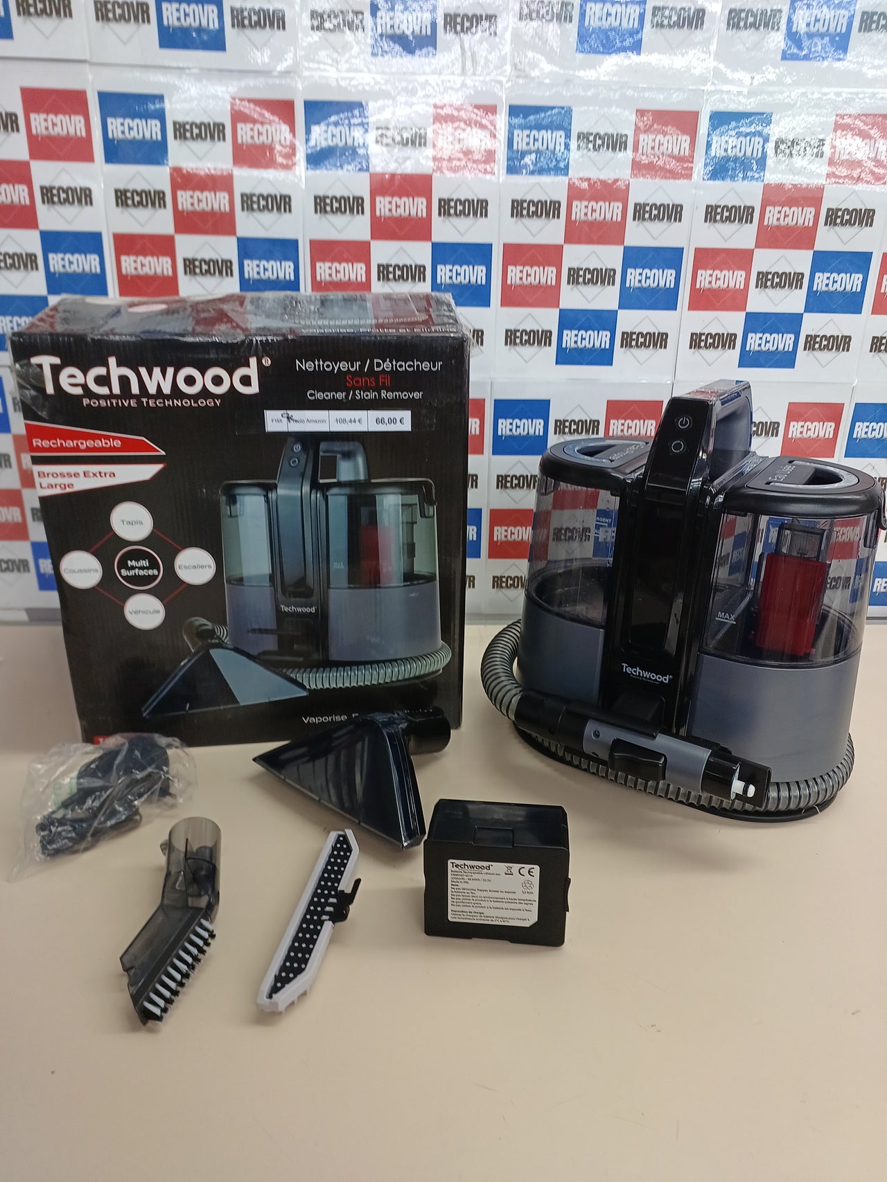 Limpiador Techwood eléctrico multifunción para el hogar