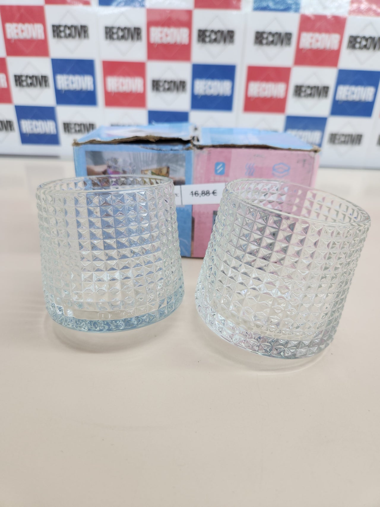 Juego 2 Vasos de Whisky 160 ml, Vaso Whisky La Superficie de La Mesa Puede Girar 360 Grados, Relax y Descomprimir para Hombres, (Superficie Curvo-Borde Dorado) Xfeyaqlo