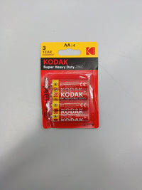 Pilas AA Kodak, 1,5V, 4und