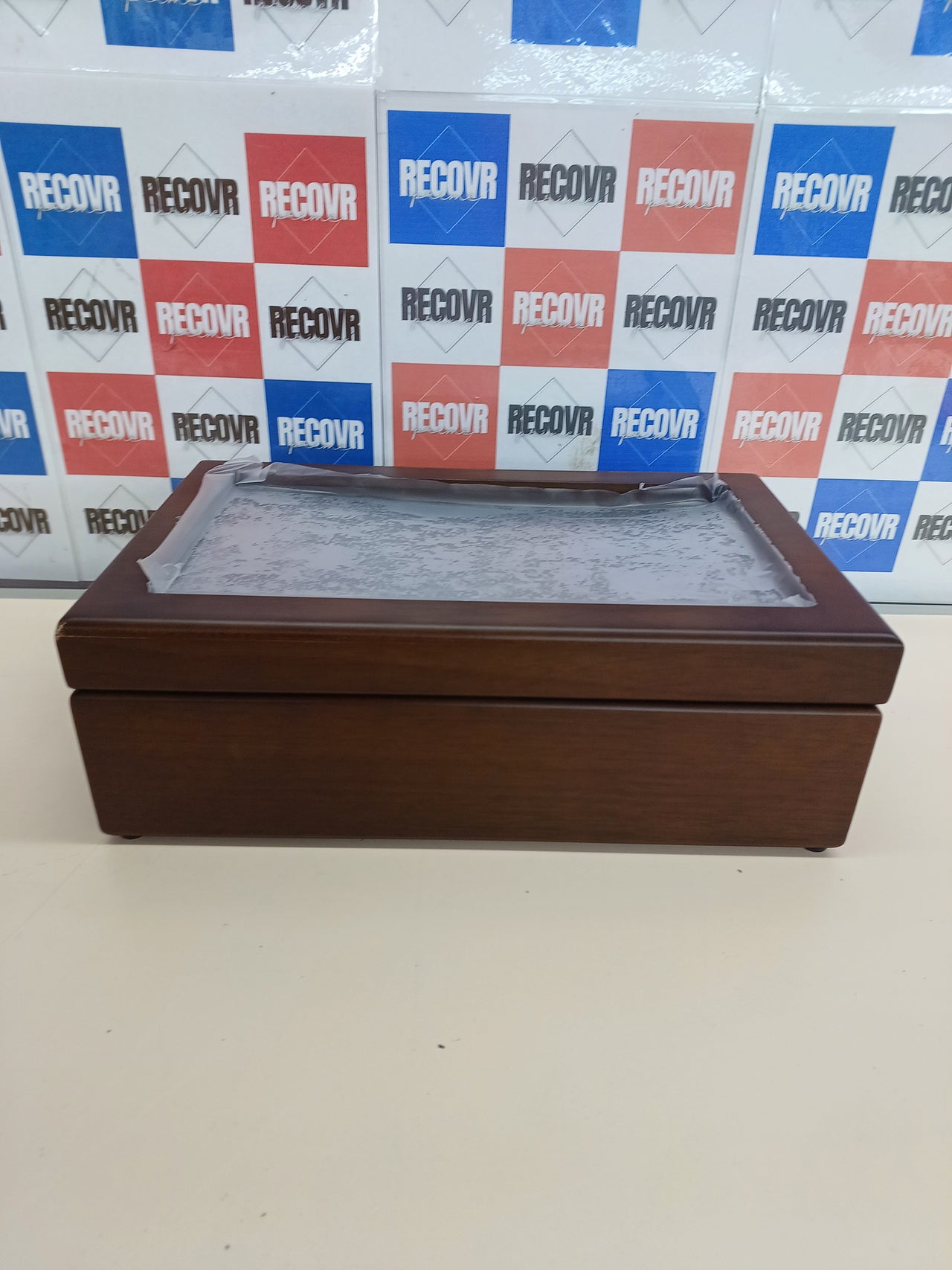 Caja de té de madera Apace Living 8 compartimentos