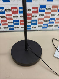 Lámpara de pie LED regulable EDISHINE con 3 luces E27 diseño industrial negro