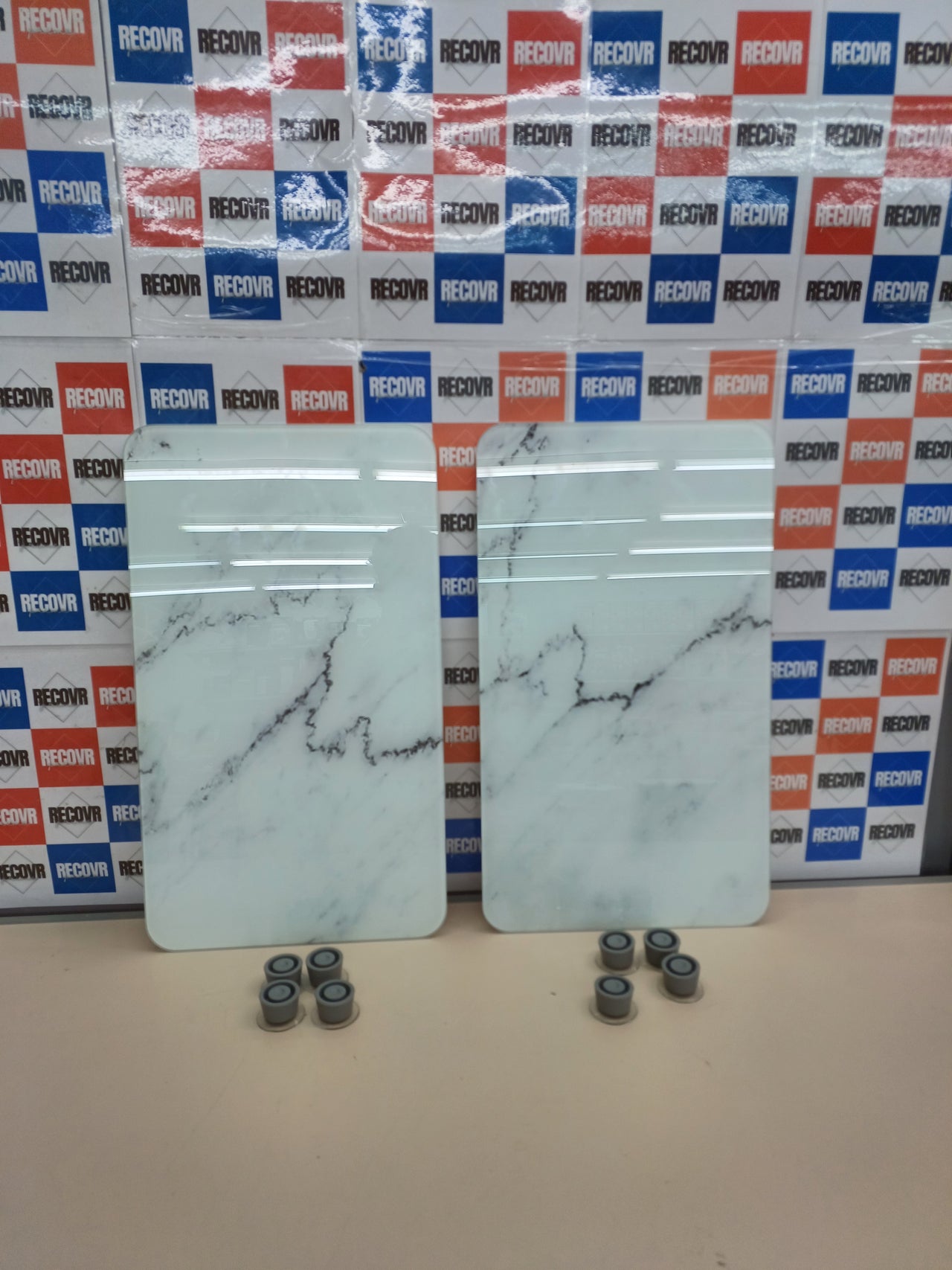 Placas protectoras cocina vidrio mármol 2 uds WENKO