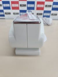 Rallador Queso 1500 mAh, inalámbrico, 2 Rodillos de Acero Inoxidable incluidos, 1 kg de Queso con Recambio, Rallador para Muchos Ingredientes,  Blanco Ariete Gratì Metal 44,