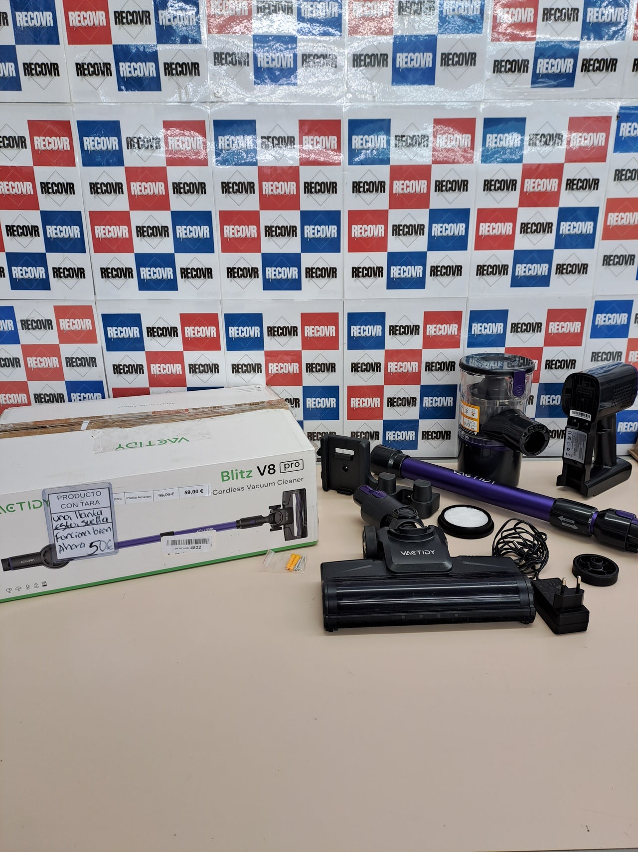 Aspiradora Escoba 3 en 1 Vexilar 35 kPa Sin Cable