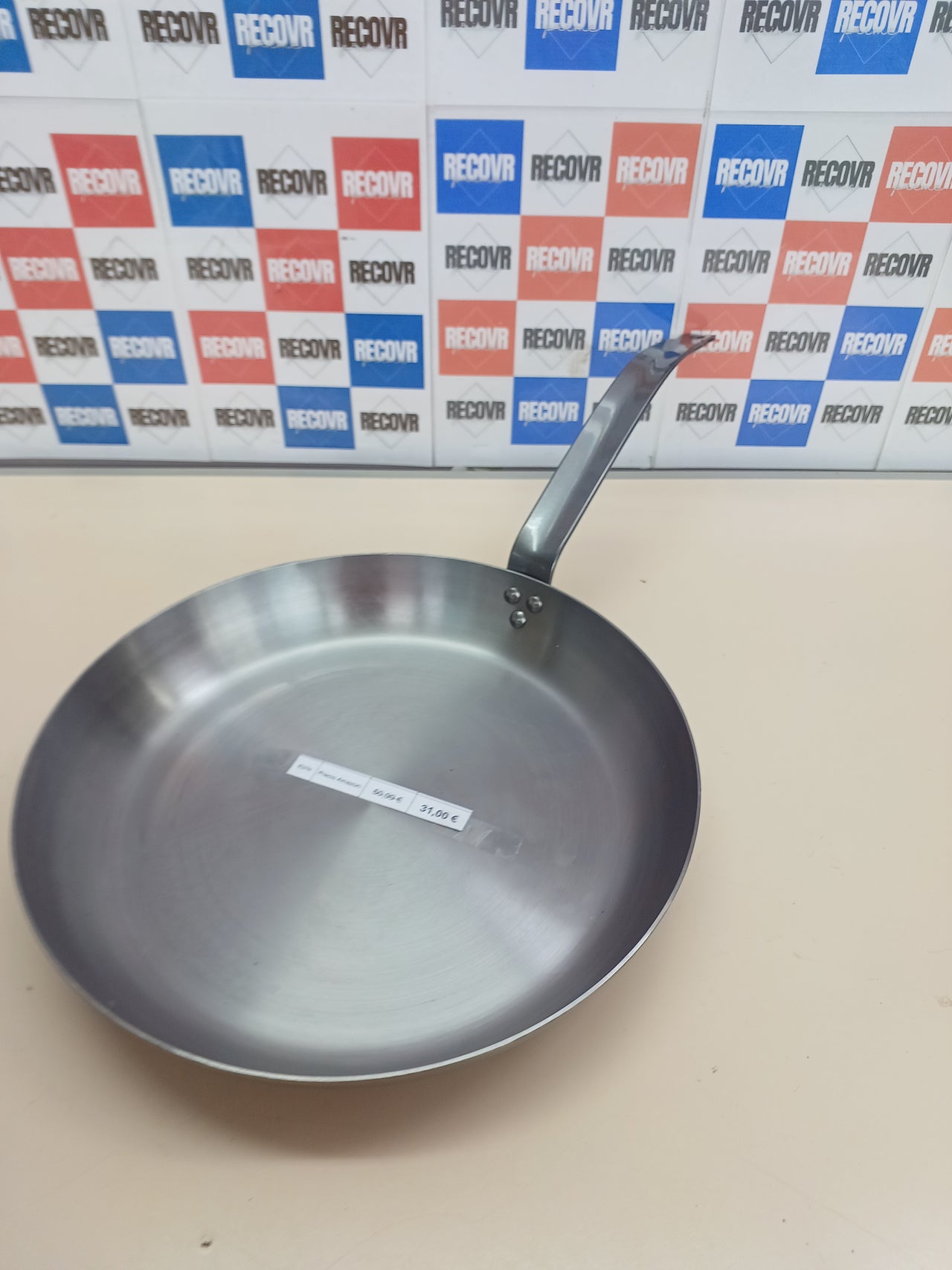 Sartén hierro 36cm inducción ecológica Lacor Ferrum