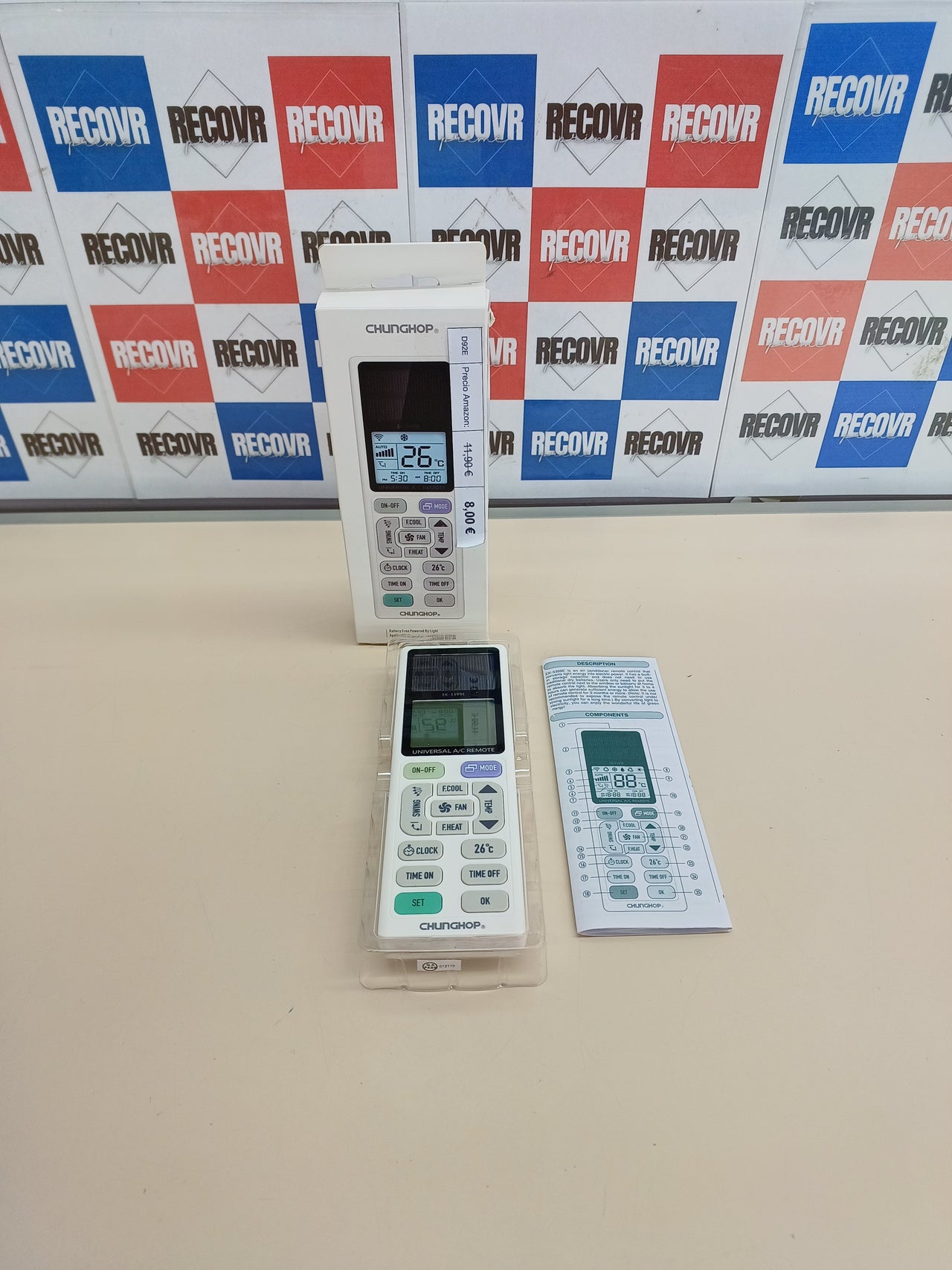 Mando Universal Aire Acondicionado LEYF LCD