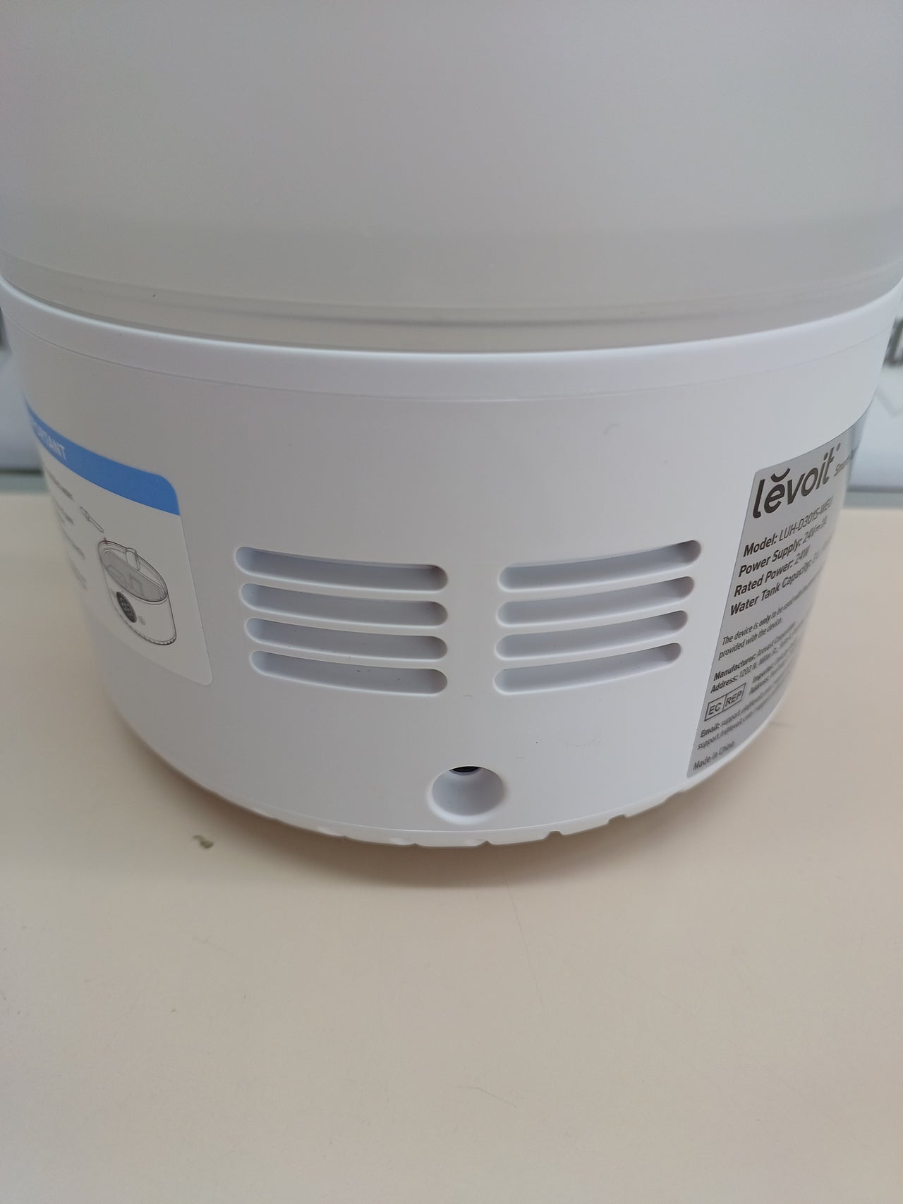 Humidificador Ultrasónico LEVOIT Smart Cool Mist 3 L
