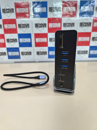 Estación USB-C 15 puertos con 4K y PD100W