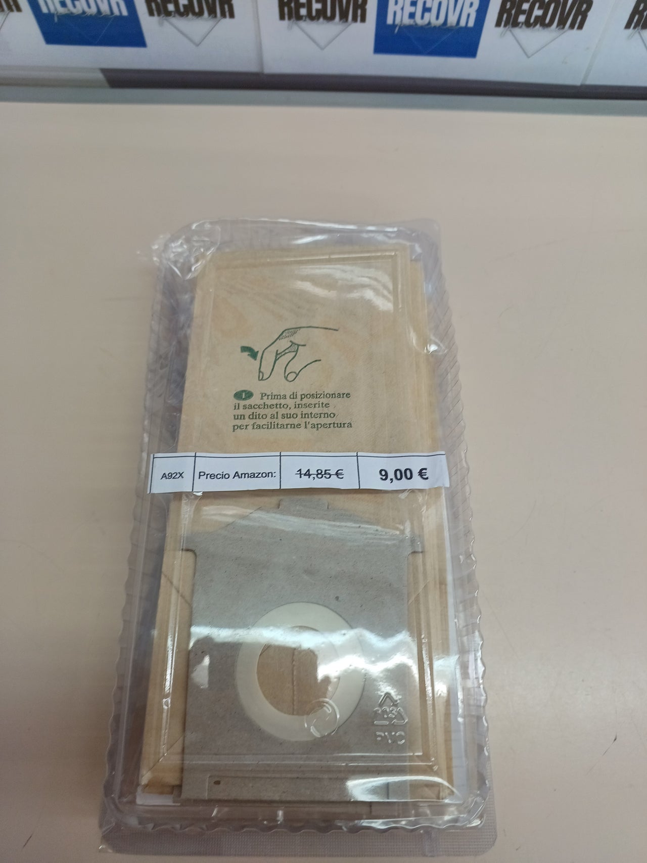 Bolsa aspirador trineo marrón Elettrocasa
