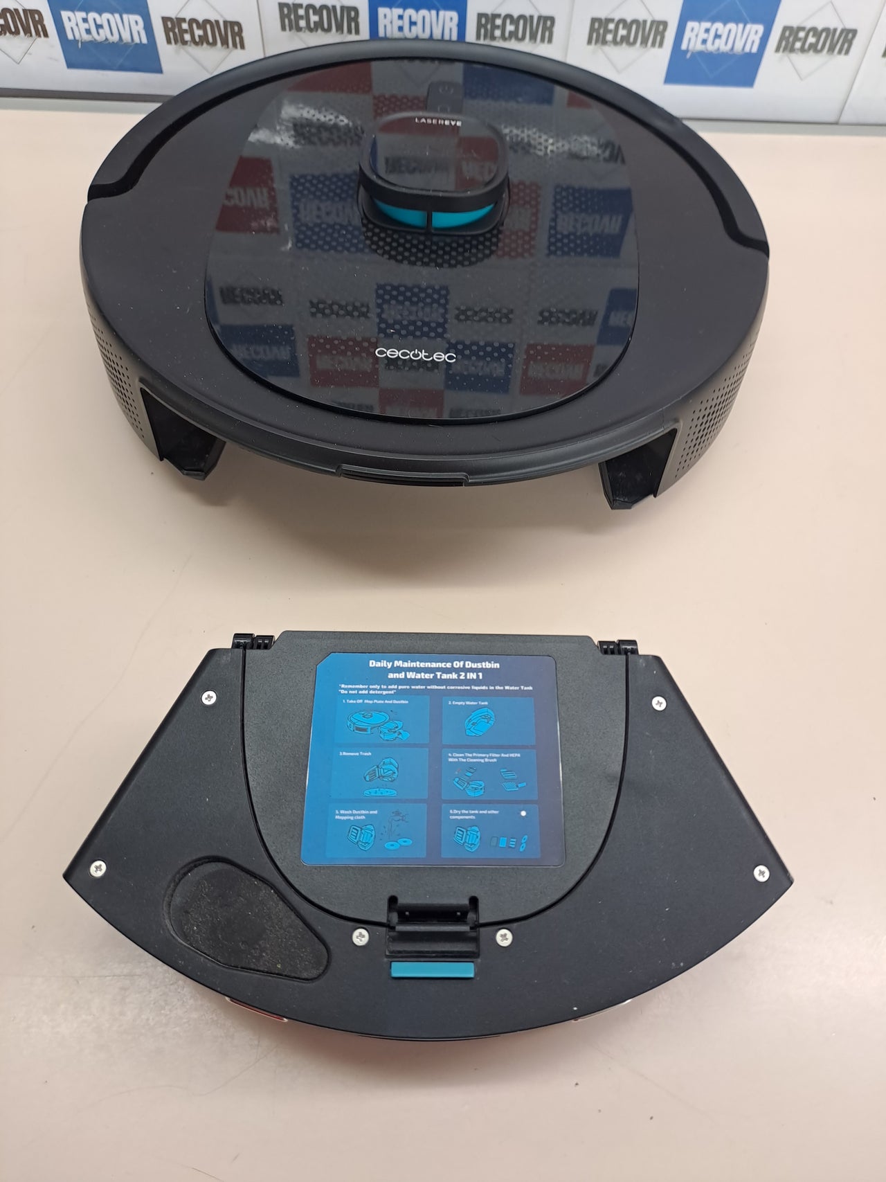 Robot aspirador 10000 Pa con autovaciado – Cecotec